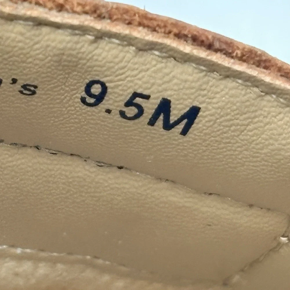 Chaps Ralph Lauren Mens 9.5 Leather Brown Tan Contributor Penny Loafer Slip-On